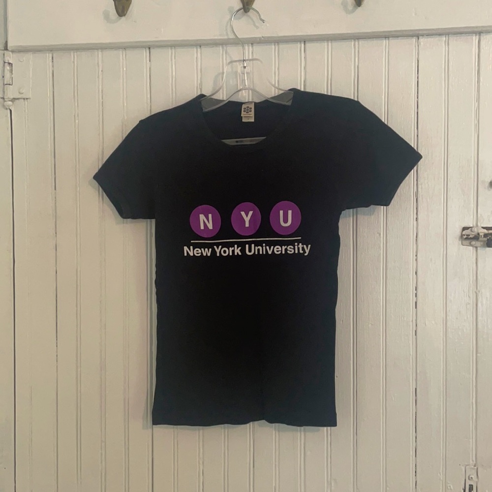Discontinued Subway Lettering NYU Tee 💜